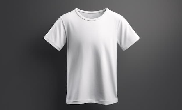 Casual white T shirt